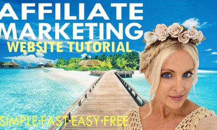 Make An Affiliate Marketing Website 2024 ~ Make $21,000 A Month Passive Income